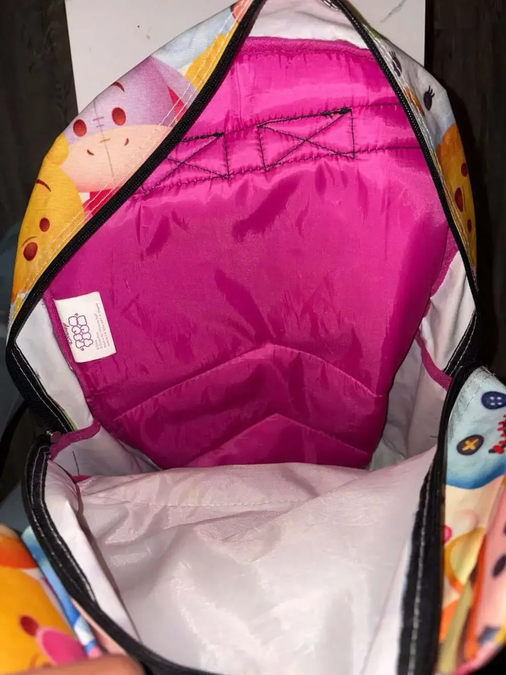 Disney Tsum Tsum Character All-Over Print Kids 16-Inch Backpack with 3D Ears
